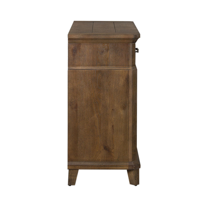 Artisan Prairie - Sliding Door Buffet - Dark Brown