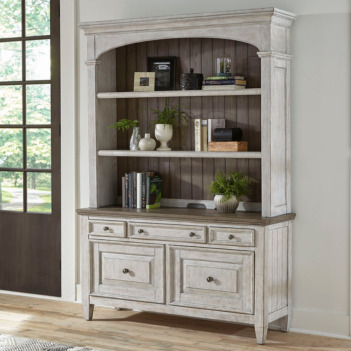 Heartland - Credenza & Hutch - White