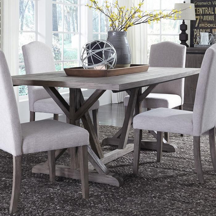 Carolina Lakes - Trestle Table - Gray