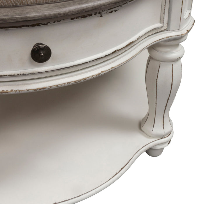 Magnolia Manor - Round Cocktail Table - White