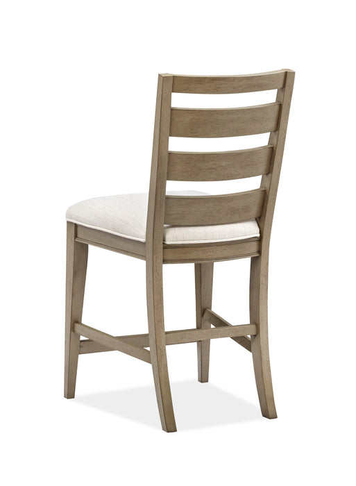 Bellevue Manor - Counter Dining Side Chair With Upholstered Seat (Set of 2)