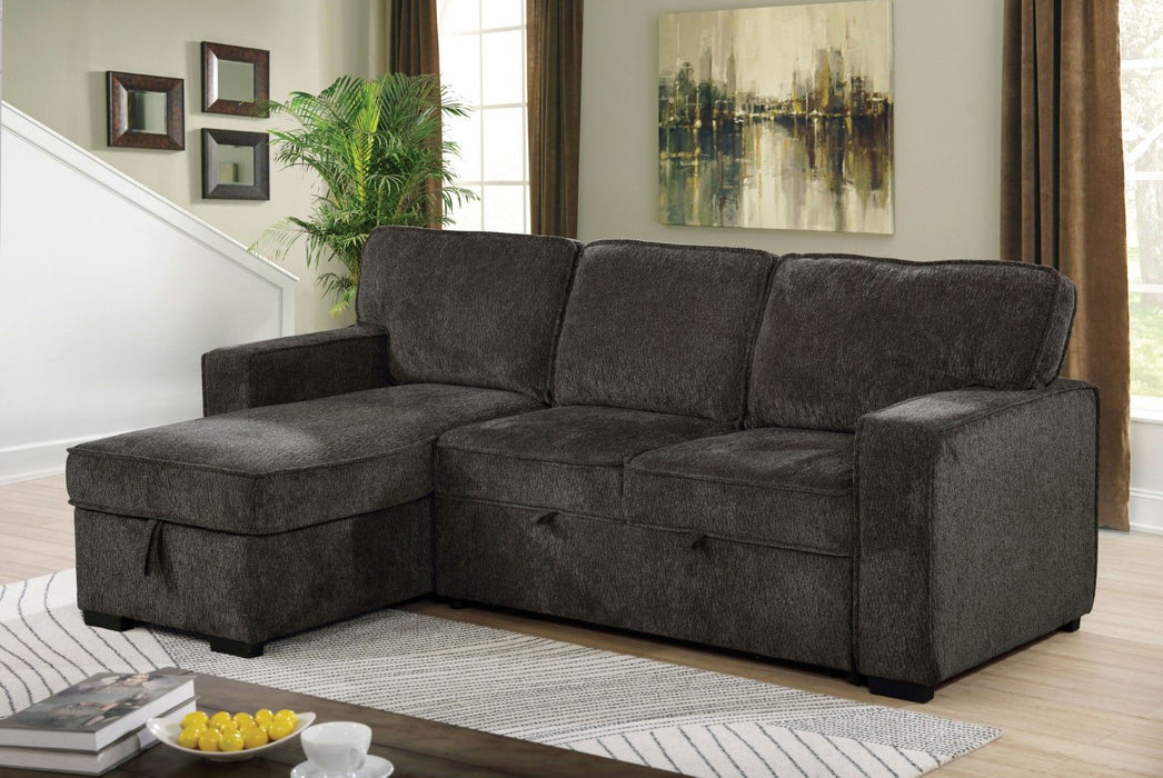 Ines - Sectional - Dark Gray