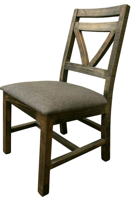 Loft Brown - Chair With Fabric Seat