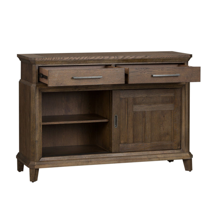 Artisan Prairie - Sliding Door Buffet - Dark Brown