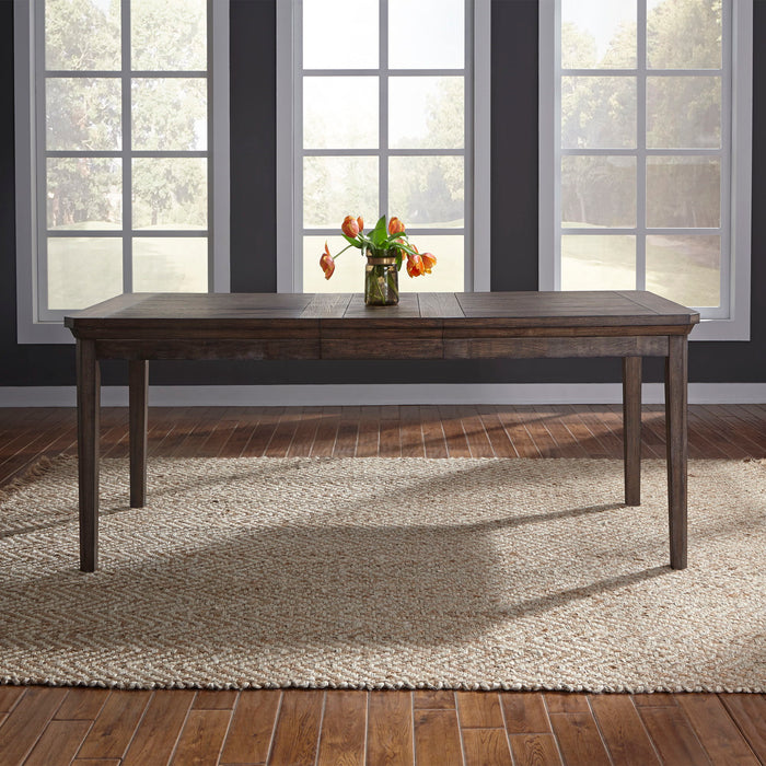 Artisan Prairie - Rectangular Leg Table - Dark Brown