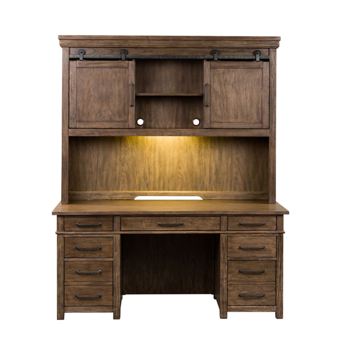 Sonoma Road - Complete Desk - Light Brown