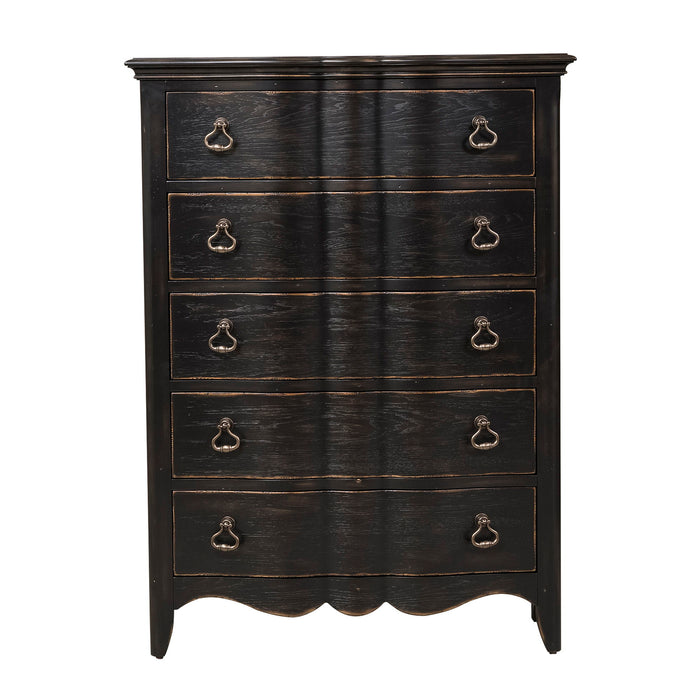 Chesapeake - 5 Drawer Chest - Black