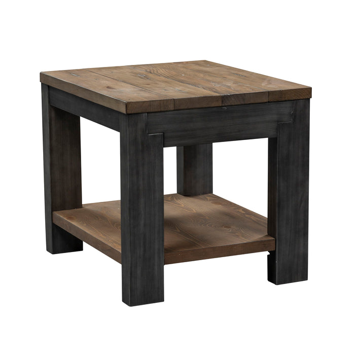 Rutland Grove - Rect End Table - Dark Brown