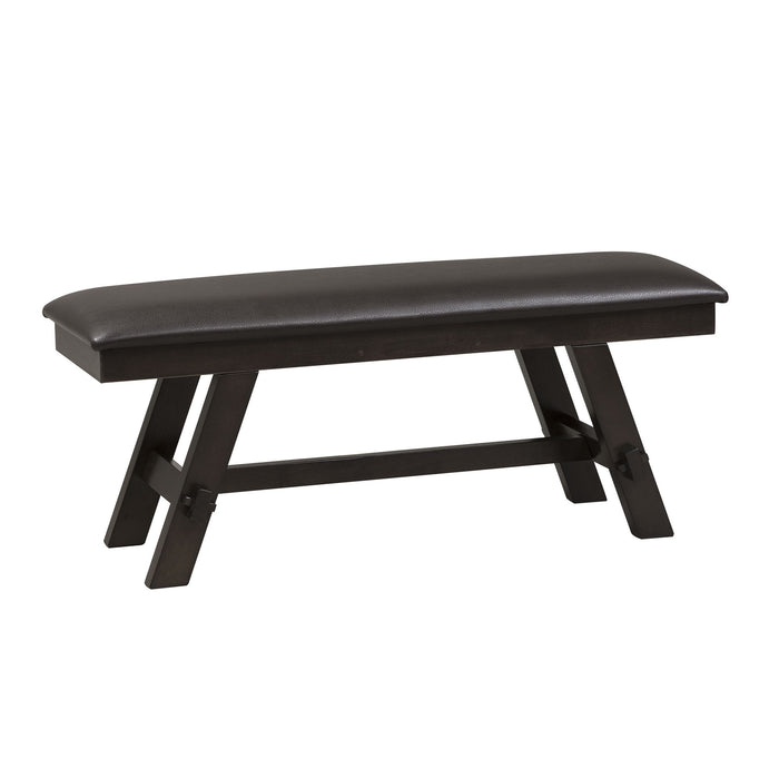 Lawson - Dining Bench - Dark Brown