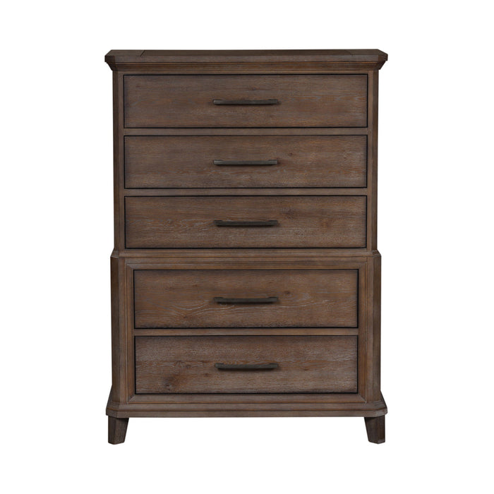 Artisan Prairie - 5 Drawer Chest - Dark Brown