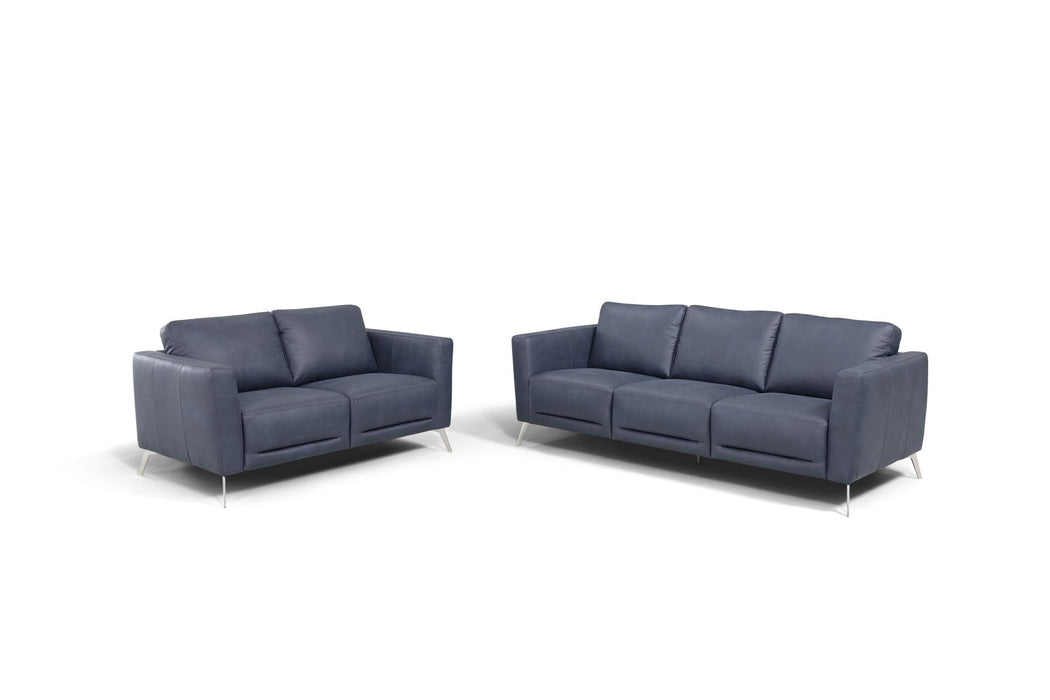 Astonic - Sofa - Blue Leather