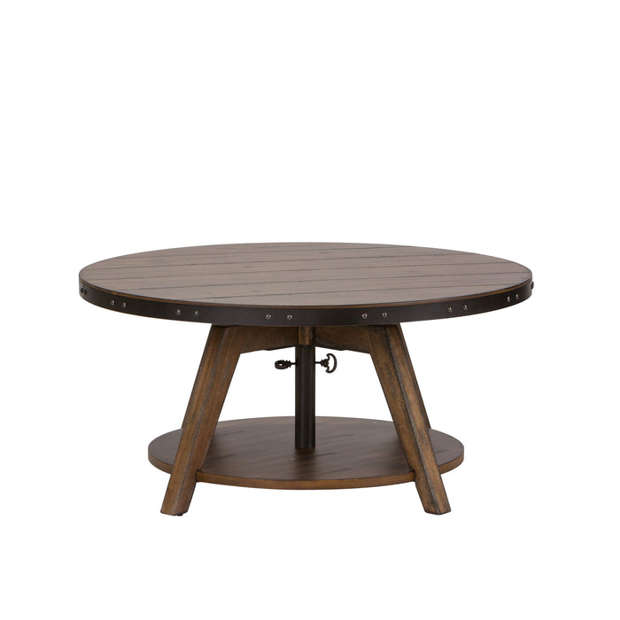 Aspen Skies - 3 Piece Table Set - Weathered Brown